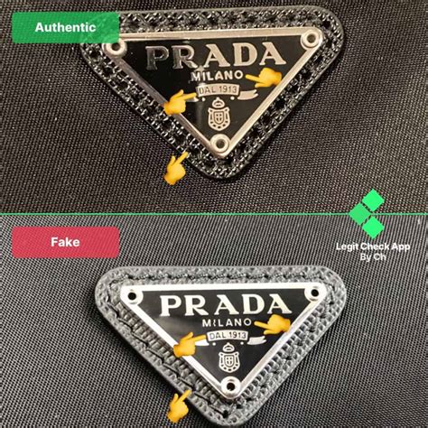 authentic vs fake prada bag|prada authentication card.